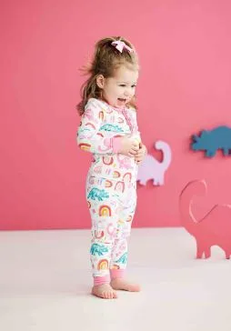 Pink Dino PJ Set