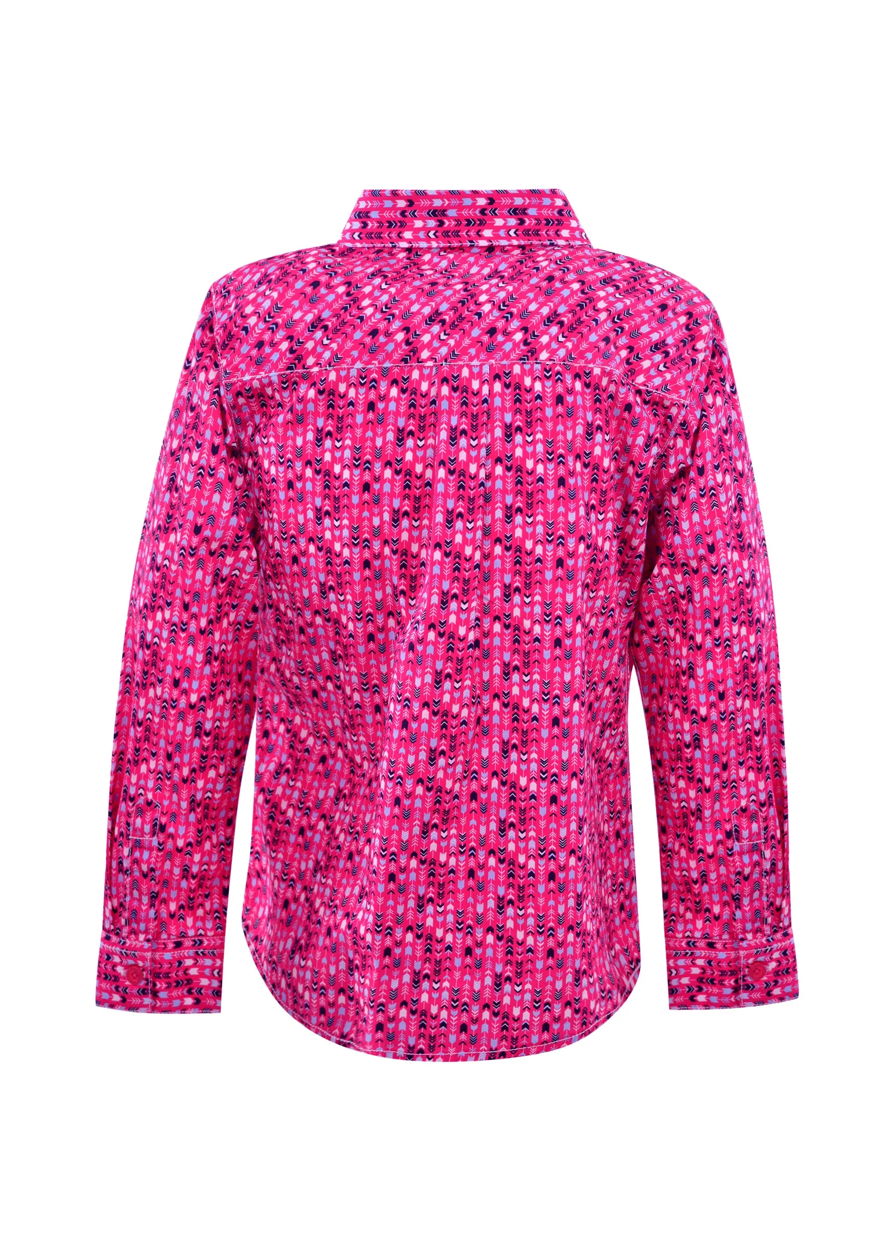 Pure Western Girls Kat Print L/S Shirt - P1W5102436