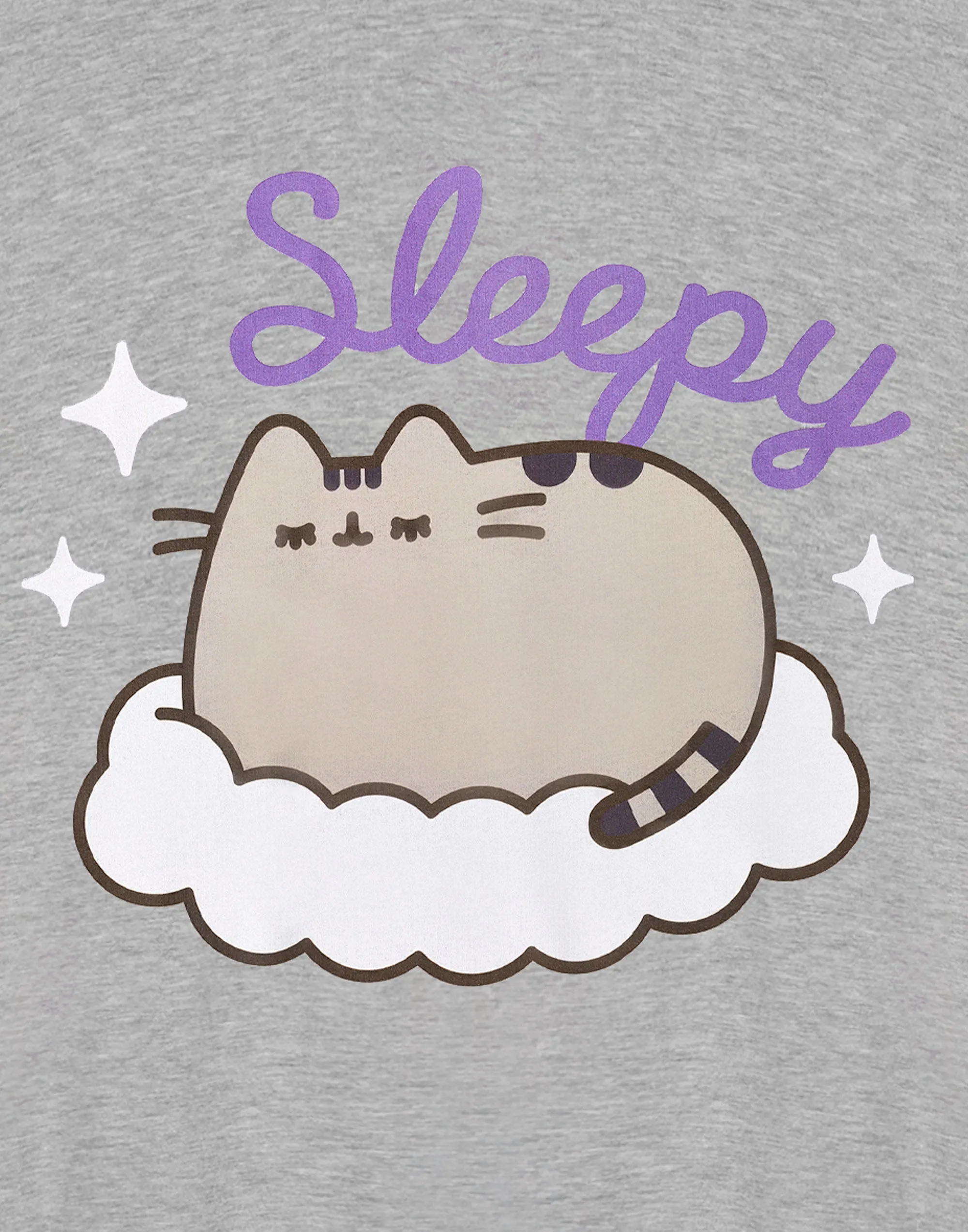 Pusheen Sleepy Womens Grey Short Sleeve Nightdress