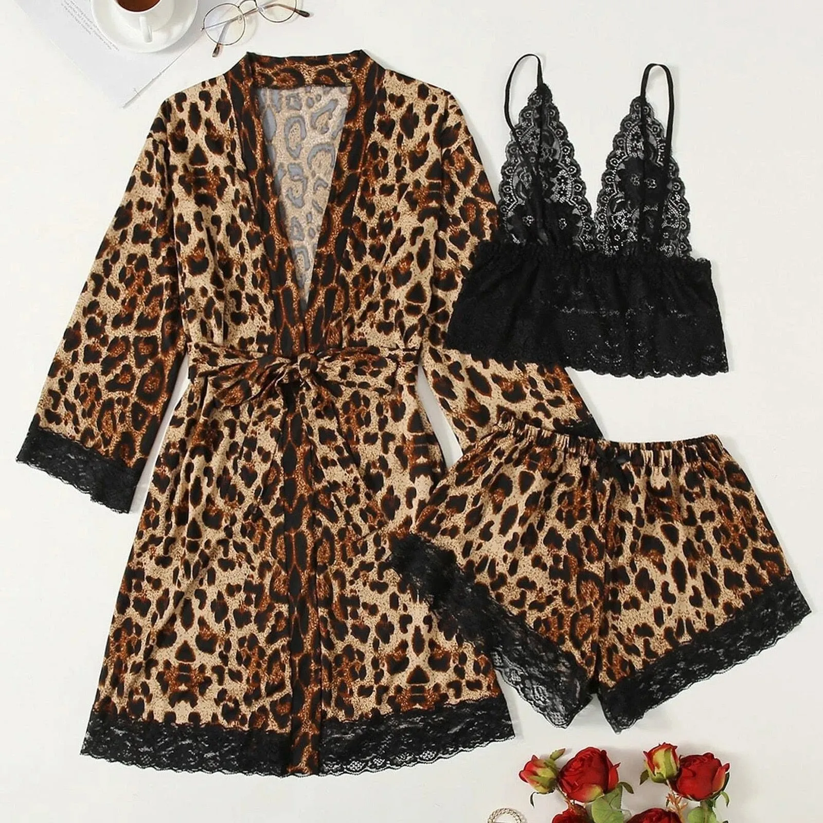 "Celeste" Leopard Lounge Set