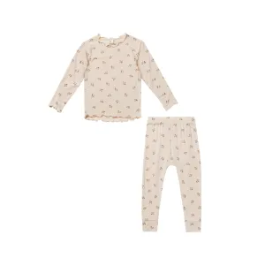 RYLEE   CRU - Modal Pajama Set | Holly Berry