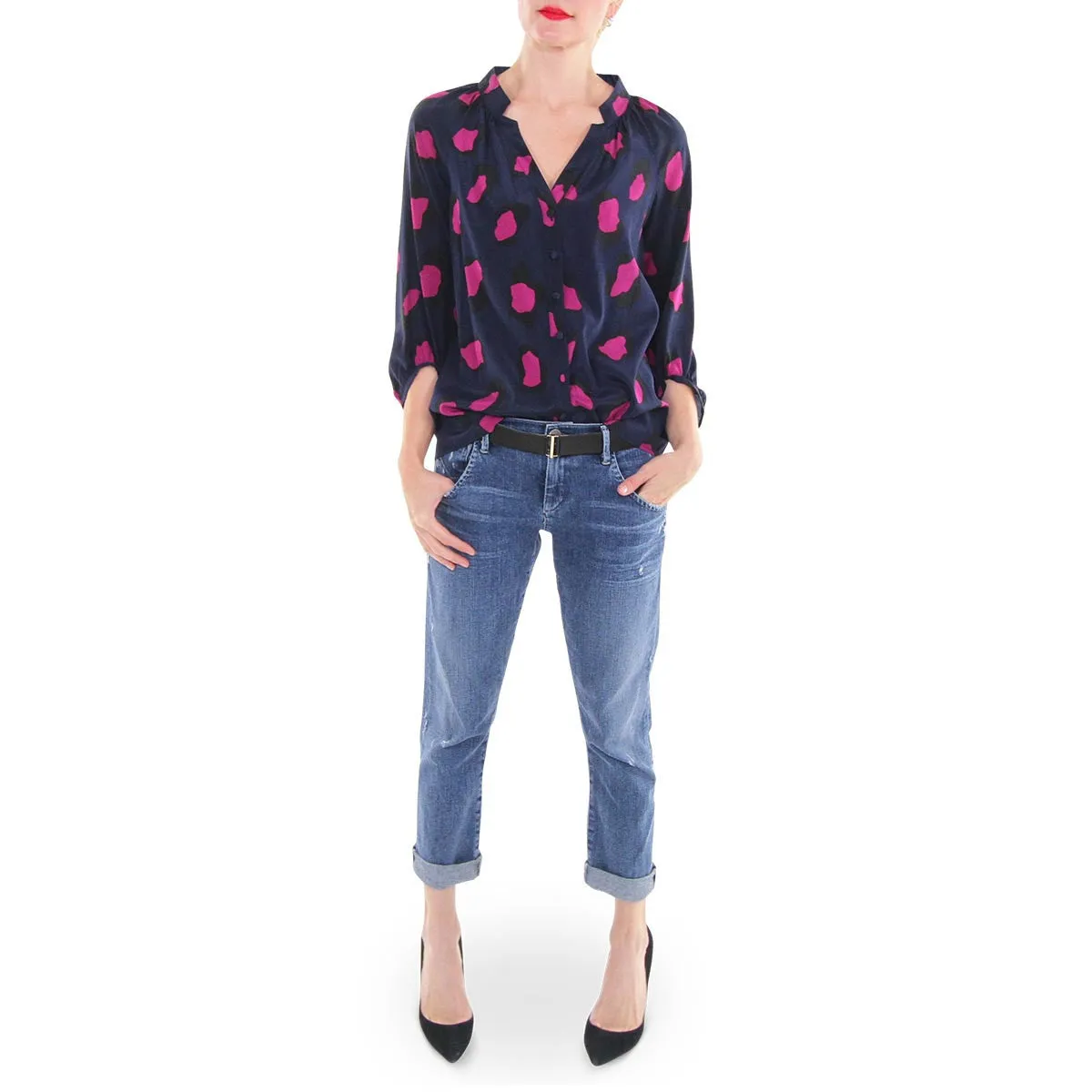 Sadie Blouse - Spotted Print