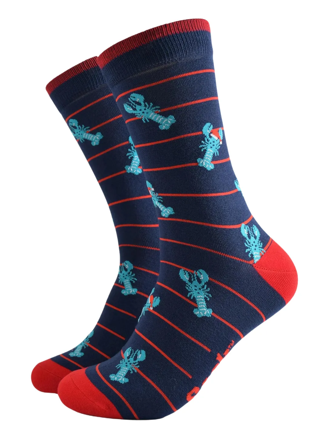 Sock Gift Box - Nautical Lobsters