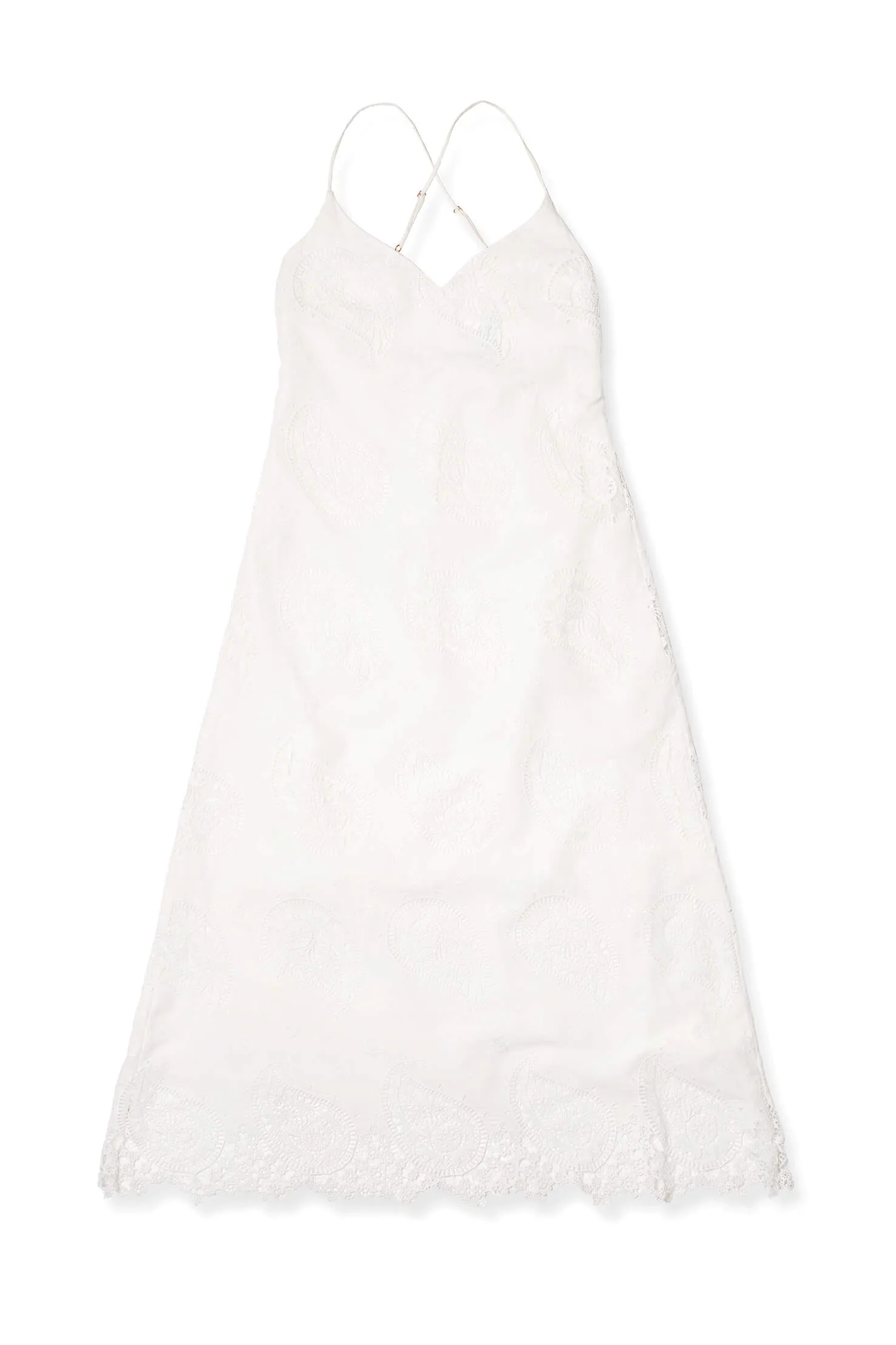 The Nightdress Broderie Anglaise White