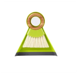 Tiny Team Mini Dustpan 7 Brush Set Green