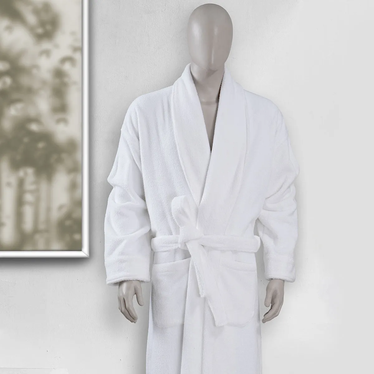 Vintage Soloman 100%Cotton Woven Bath Robe