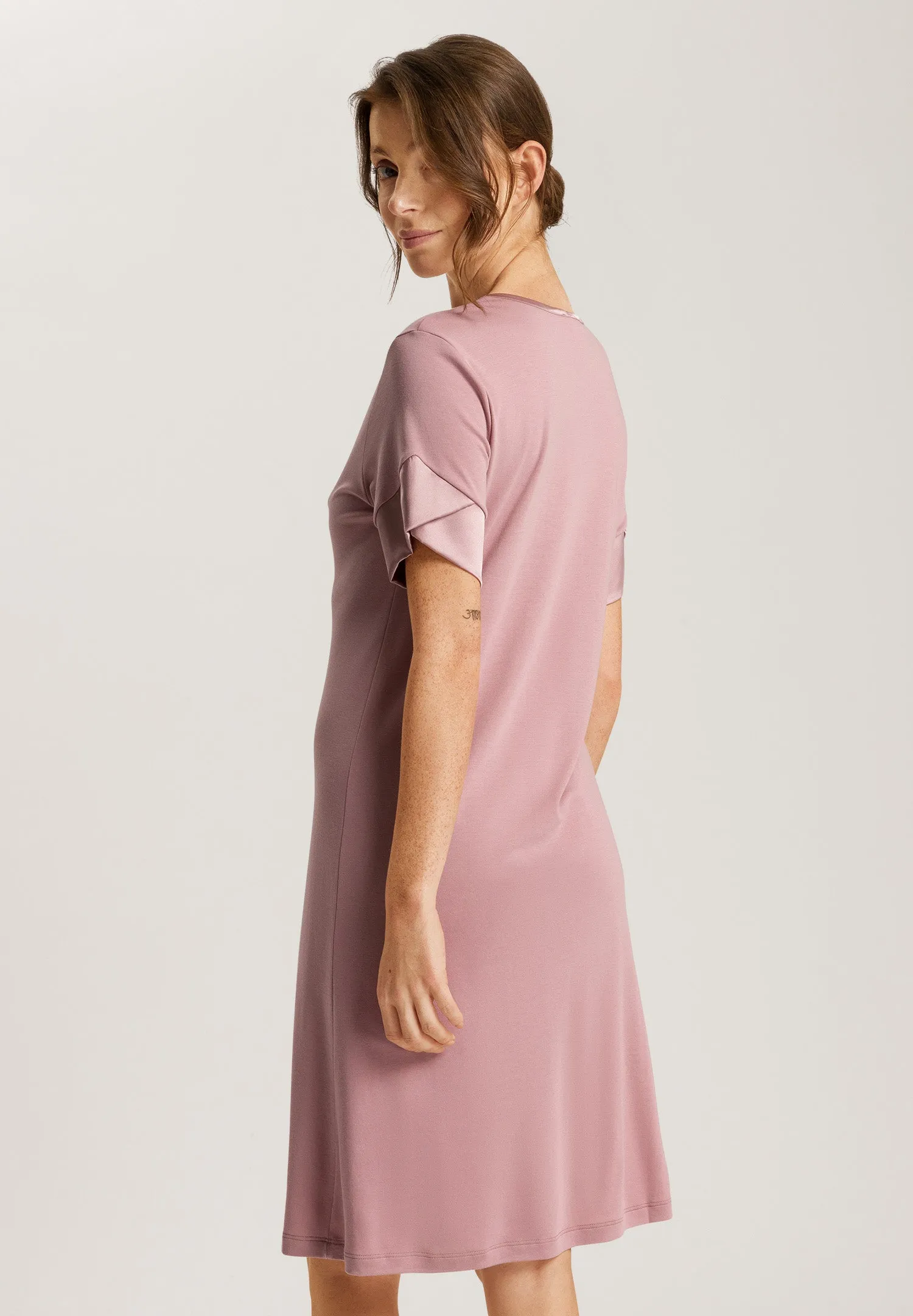 Virginia TENCEL™ and Cotton Nightgown | Woodrose 74874-2312