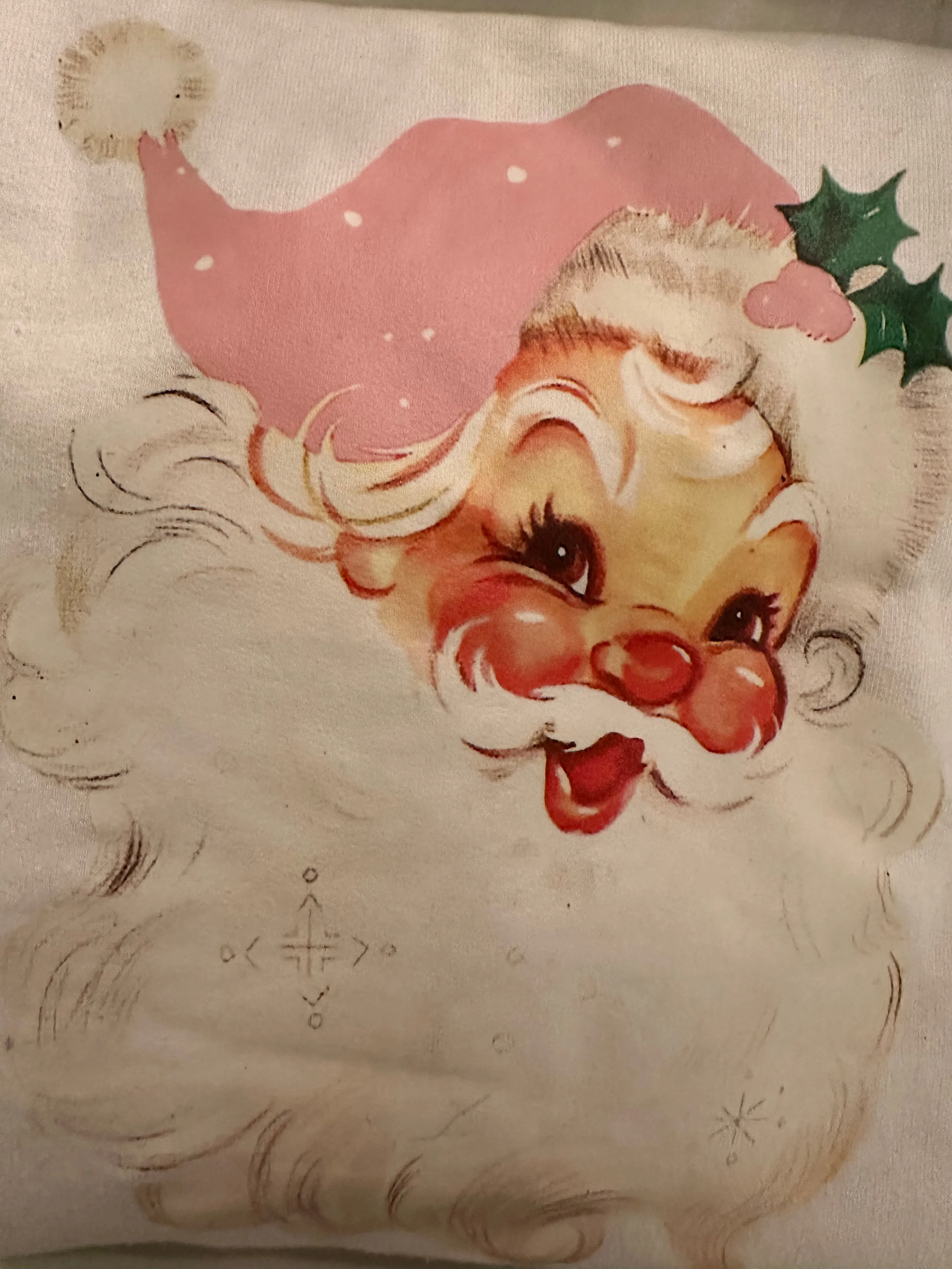 White Vintage Santa Sweatshirt