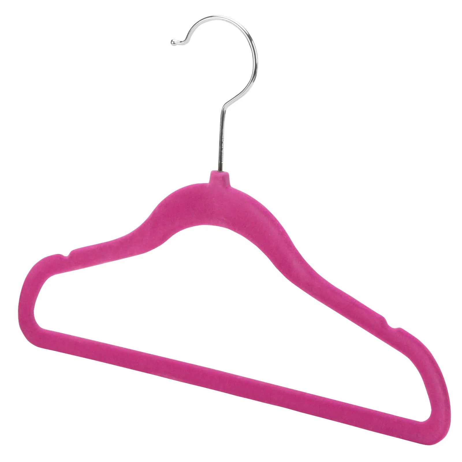 Youth Space-Saving Hangers - Set of 10 - Pink